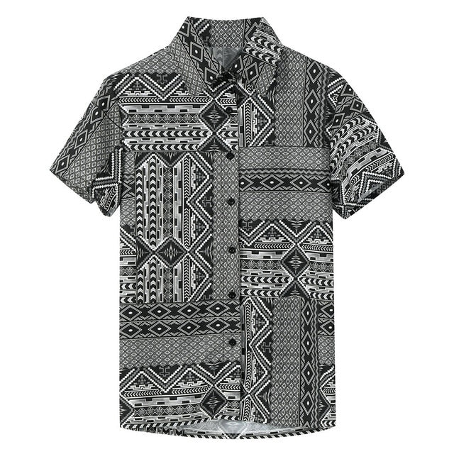 shirt camisa masculina camisas hombre chemise homme streetwear shirt men shirts blusa 2019 Print Short Sleeve рубашка мужская Z4