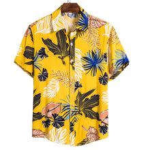 Load image into Gallery viewer, Adisputent 2020 New Summer Men&#39;s Hawaiian Shirts Funny Printed Turn Down Collar Short Sleeve Casual Shirts Button Streetwear
