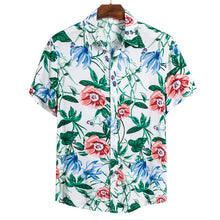Load image into Gallery viewer, Adisputent 2020 New Summer Men&#39;s Hawaiian Shirts Funny Printed Turn Down Collar Short Sleeve Casual Shirts Button Streetwear
