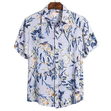 Load image into Gallery viewer, Adisputent 2020 New Summer Men&#39;s Hawaiian Shirts Funny Printed Turn Down Collar Short Sleeve Casual Shirts Button Streetwear
