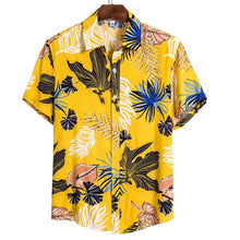 Load image into Gallery viewer, Adisputent 2020 New Summer Men&#39;s Hawaiian Shirts Funny Printed Turn Down Collar Short Sleeve Casual Shirts Button Streetwear
